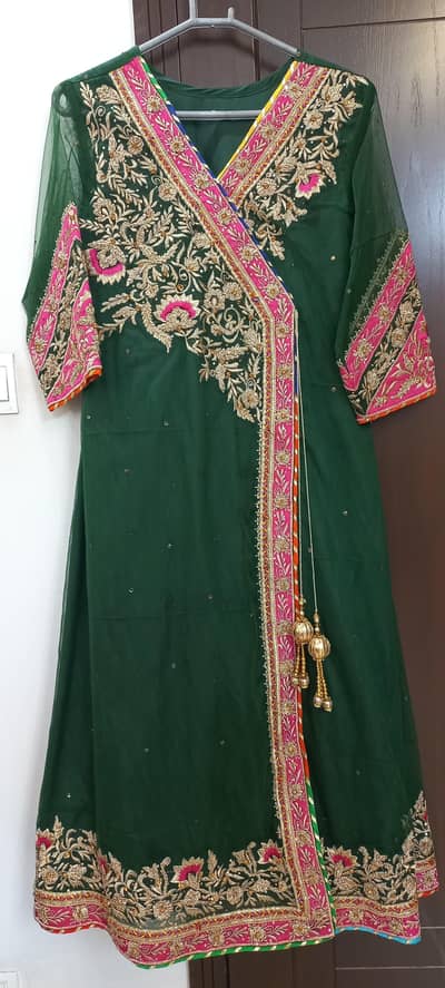 Mehndi bridal dress