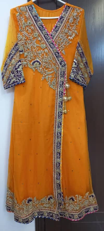 Mehndi bridal dress