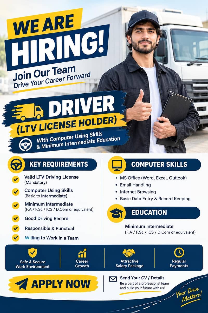 Driver with computer operator 0