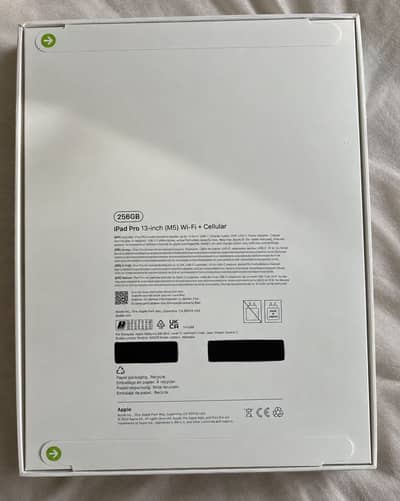 Apple iPad Pro M5 13” 5G + CELLULAR Bought From Europe Brand New