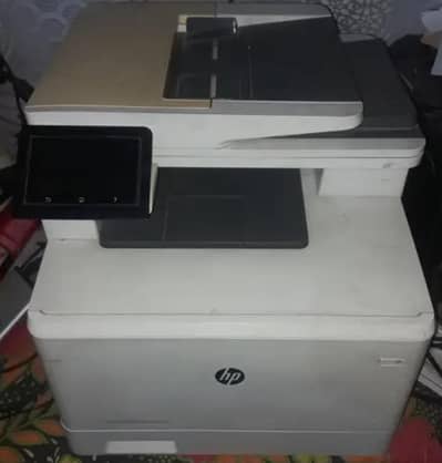 HP Printer colour laser Pro MFP M477fnw Touch screen ha