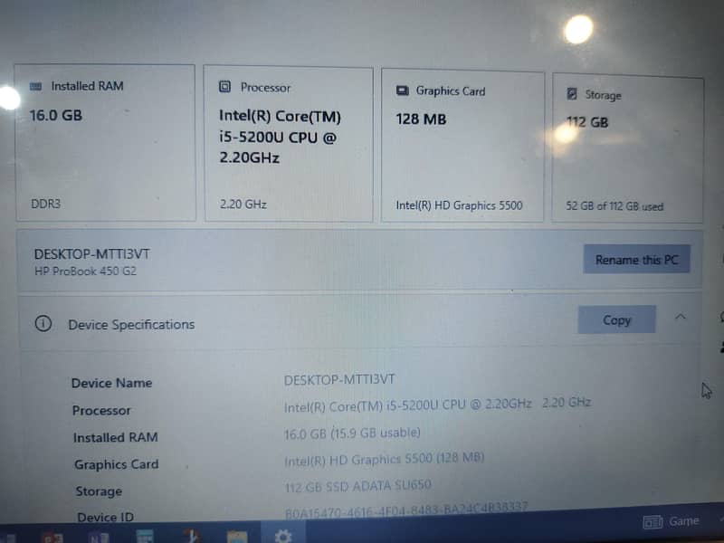 Hp Core i5. 1