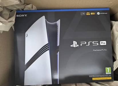Sony Playstation PS5 Pro Disk edition 2TB with complete box (PS5)