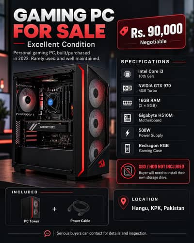 Gaming PC for sale