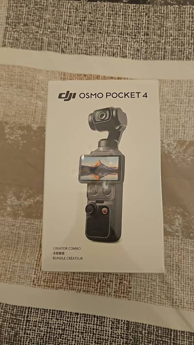 DJI Pocket 4 Creator Combo Sealed Box Pack