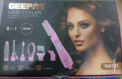 Geepas Beauty Hair Styler GH731 – 8-in-1