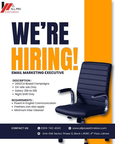 Email Marketing Executive Required | Freshers & Experienced