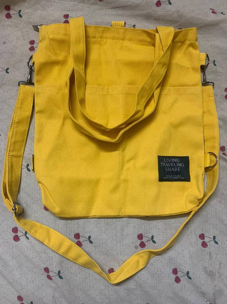3 in 1 bag/ totebag/crossbody bag/shoulder bag/uni bag/ college bag ...