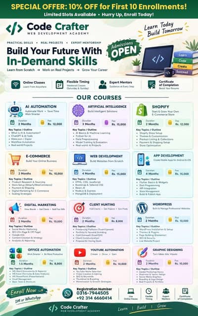 Online IT Courses | Web Development, AI, Digital Marketing & More