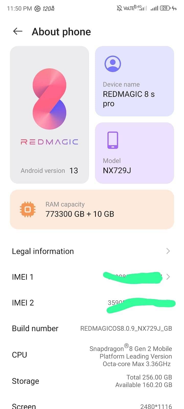 red magic 8 s pro 0
