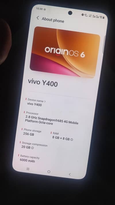 Vivo Y400