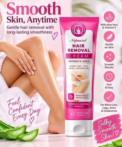 Hair Removal Cream for Women – Smooth & Silky Skin
