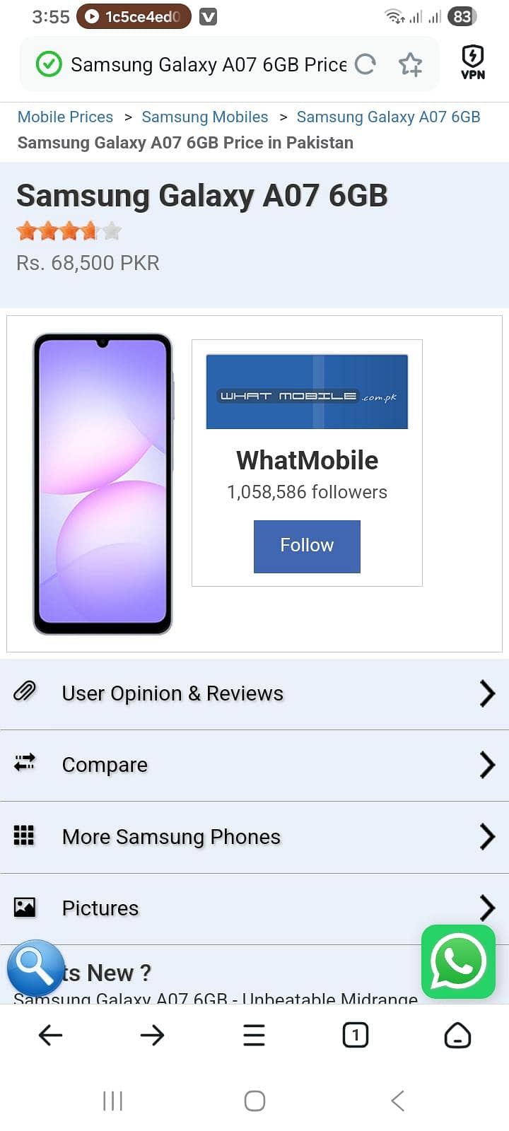 Samsung Mobile A06 2