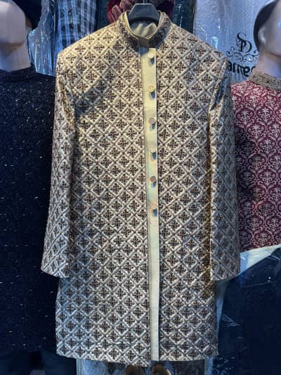 Open sherwani 30 % discount