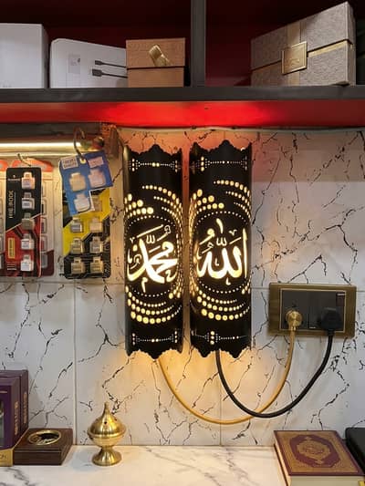 Hand made lamps.