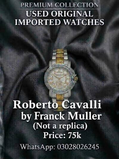 Roberto Cavalli by Franck Muller