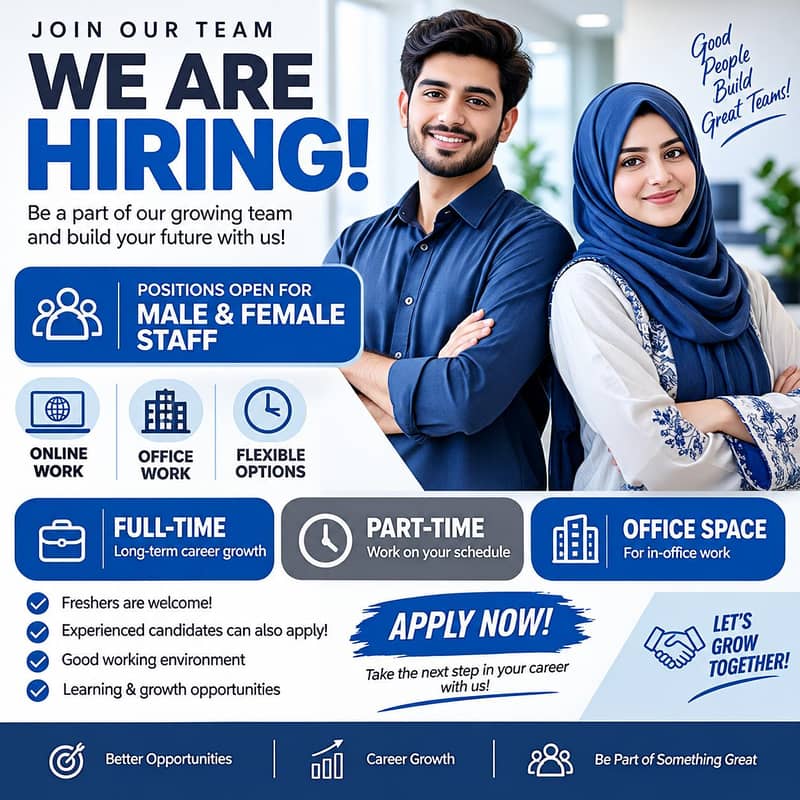 Full Time, Part Time & Home Based Work Available. 0