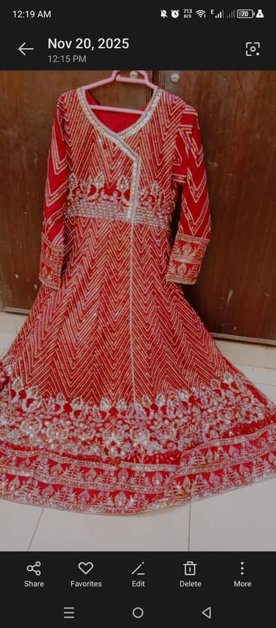 maroon frock