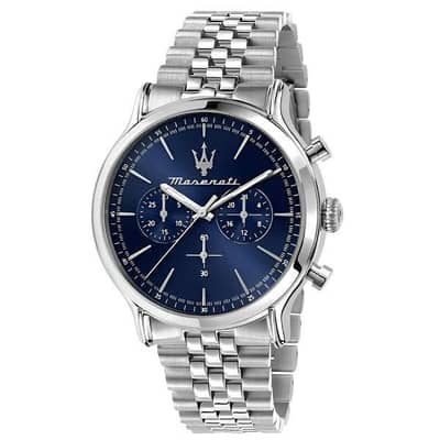 Maserati Epoca Limited Edition Chronograph Silver Tone Stainless Steel