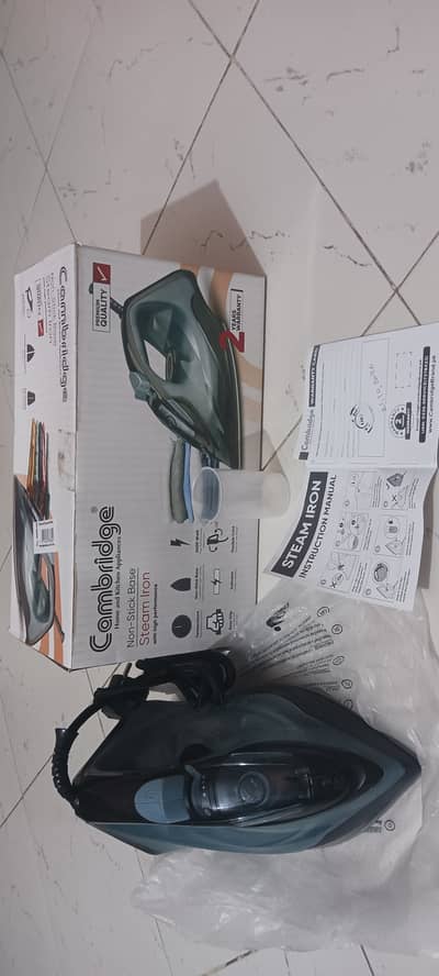 CAMBRIDGE STEAM IRON (BIX PACK)