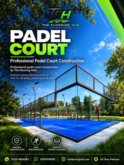 padel court complete installation