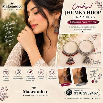 jhumkas are available