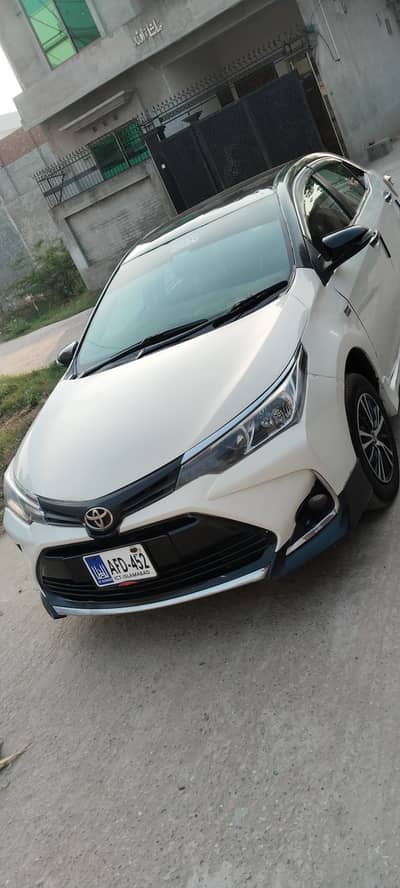 Toyota Corolla XLI 2017 model convert gli new dashboard wali