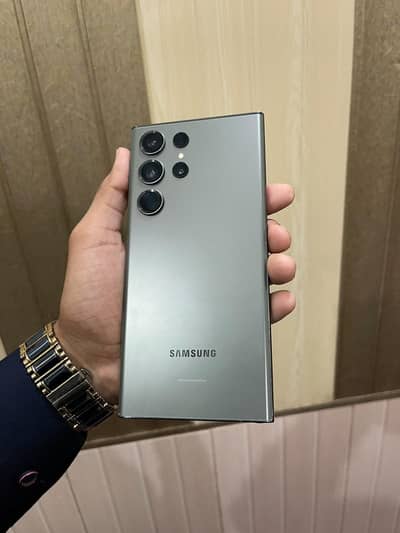 Samsung Mobile S23 Ultra official pta 8%256 only phone 10%10