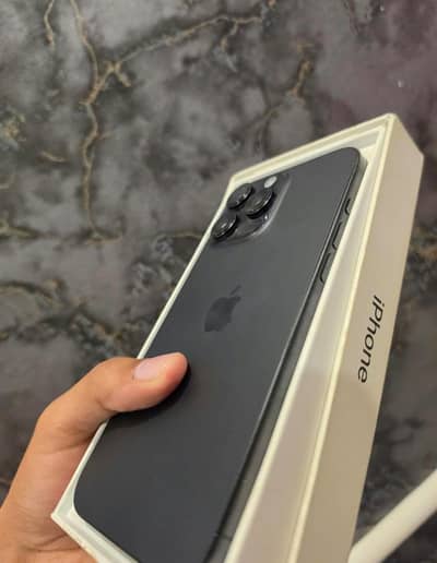 iphone 16 pro max JV 256 GB 87 Battery health with box waterpack