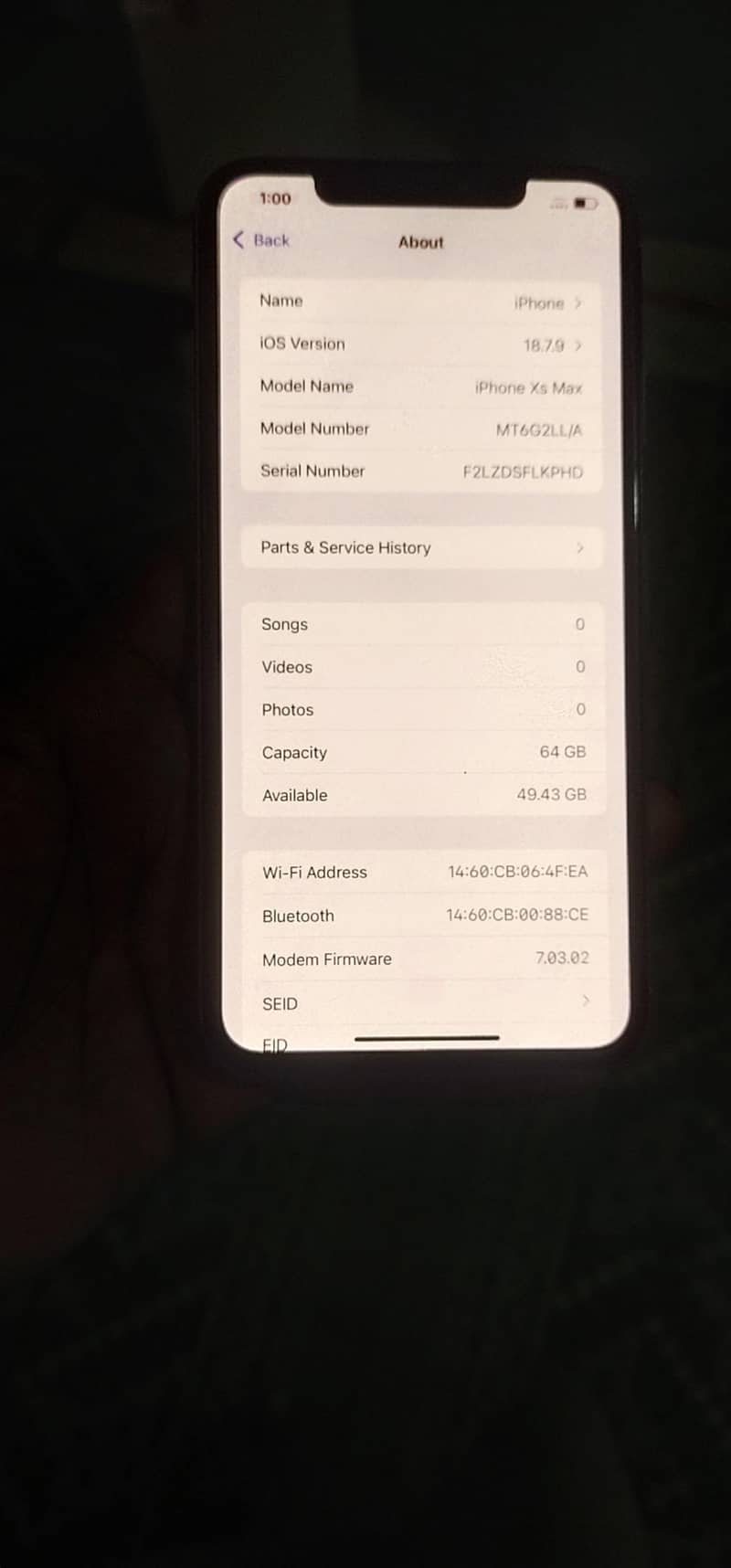 Apple iPhone XS Max 5