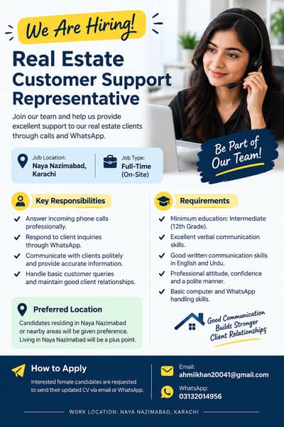 Real Estate Customer Support Representative