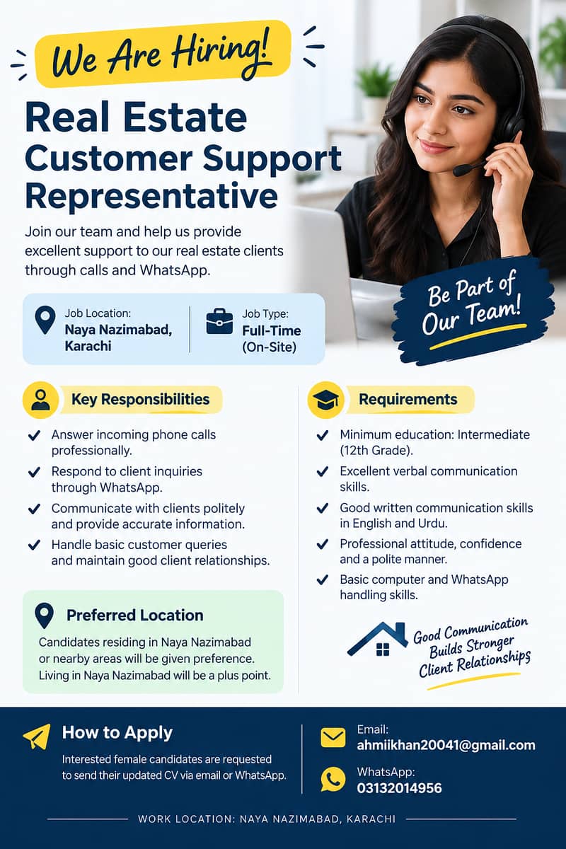 Real Estate Customer Support Representative 0