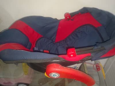 . Baby Cradle – Red & Blue Title: Baby Cradle / Rocking Baby Seat –