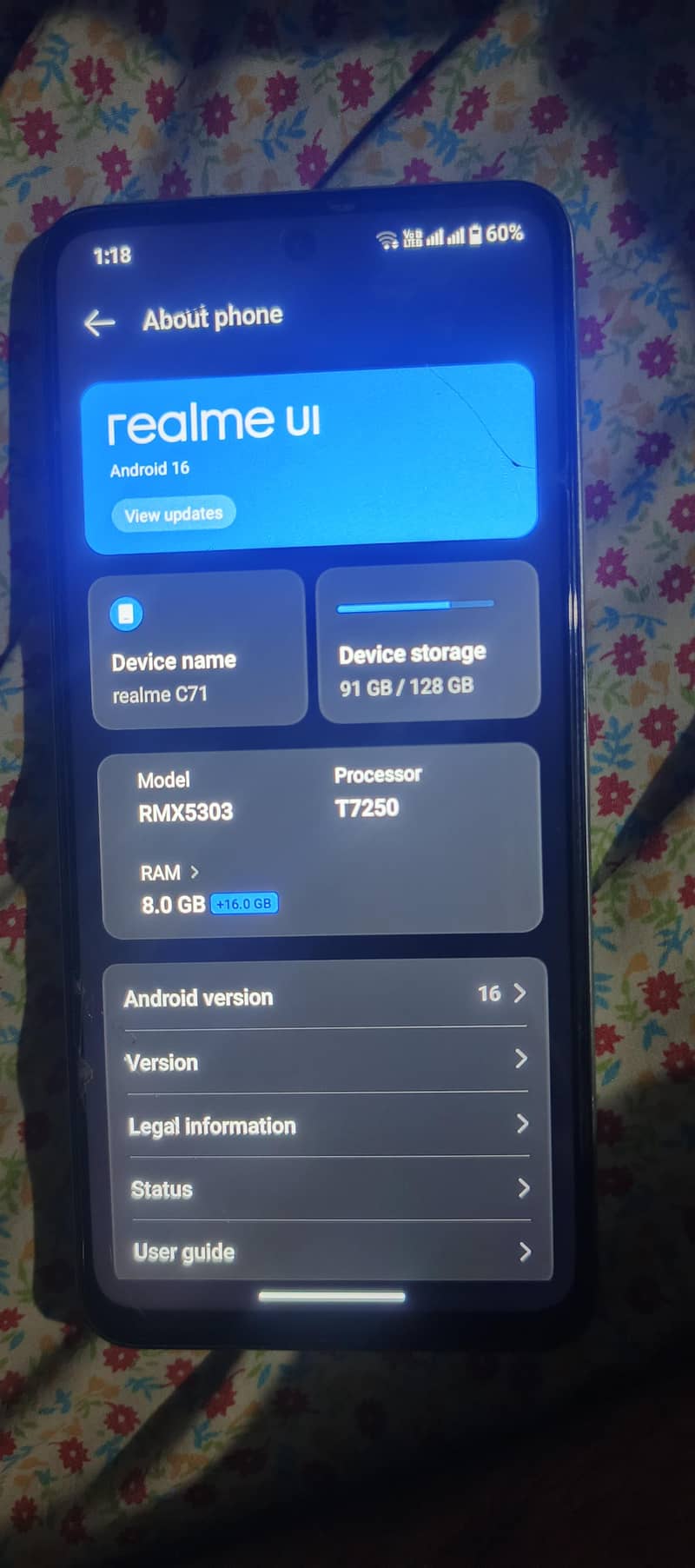Realme C71 0