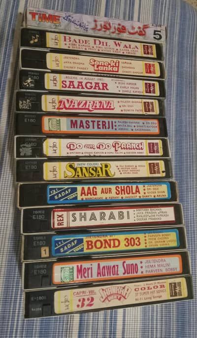 AUDIO AND VIDEO CASSETTES