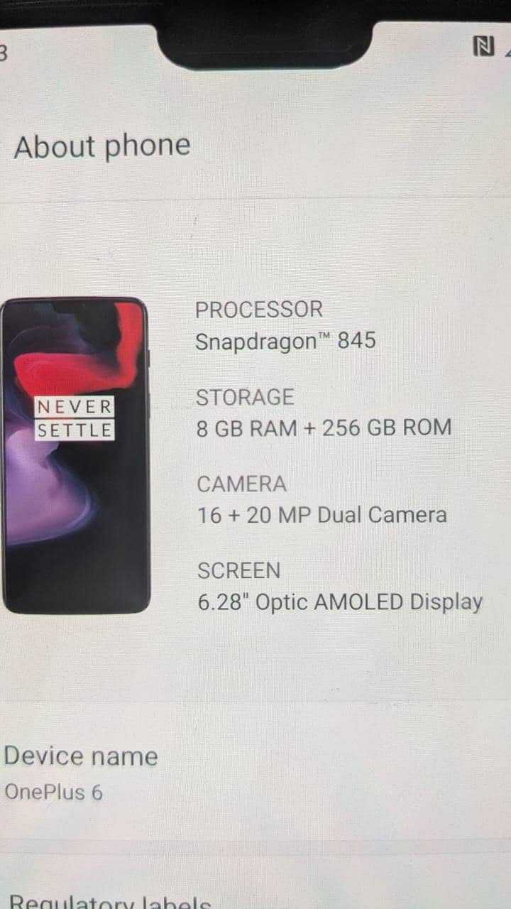 One Plus 6 0