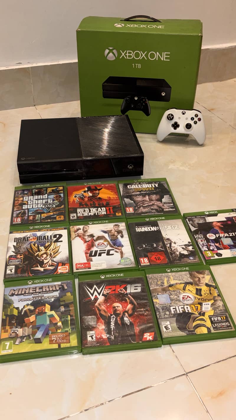 Xbox one 1 TB 10