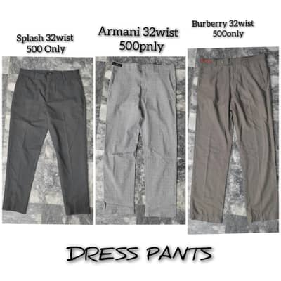 all are branded narrow fit jeans and baggy Torozr for men's