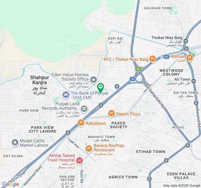 3 Marla Residential Plots for Sale in Capital Valley Main Multan Road Near Eden Homes Lahore | 3-Year Installment Plan On Ground Plots Possession Available
