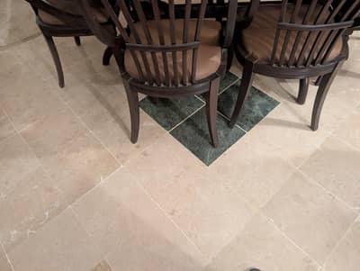dining table with chairs