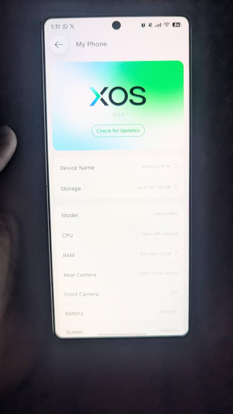 Infinix Note 40 8