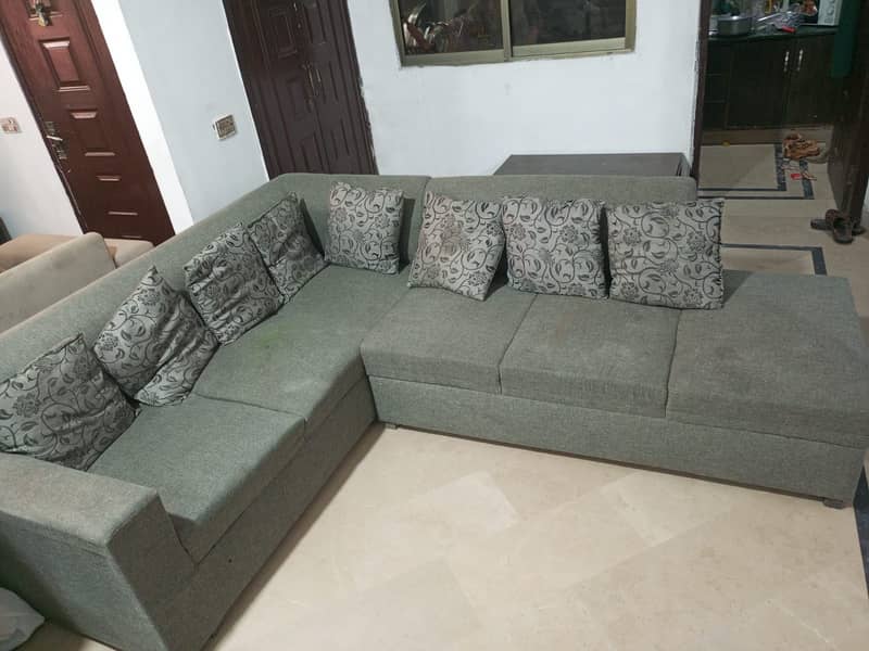 new condition L shaped sofa 2