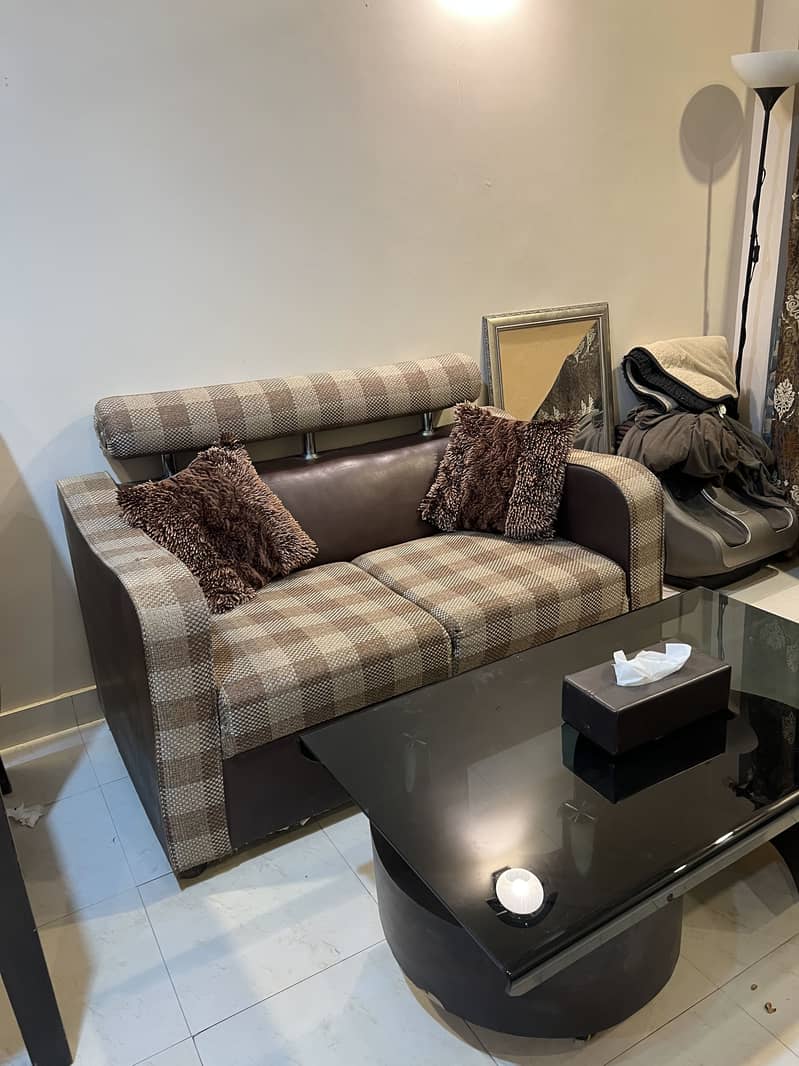 Sofa set + centre table karachi 2