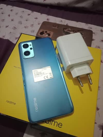 Realme 9i. 6/128 with box  and charger