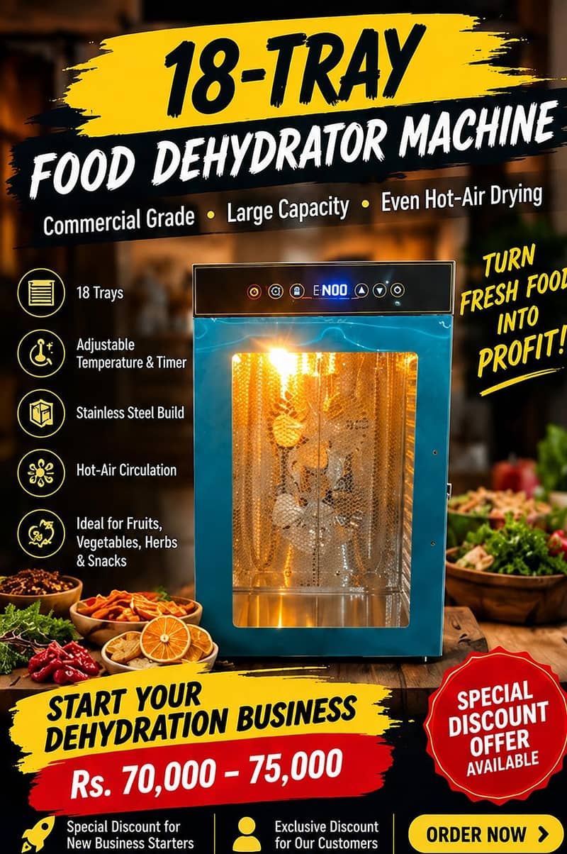 Fruit and vegetables dehydrator machine 11