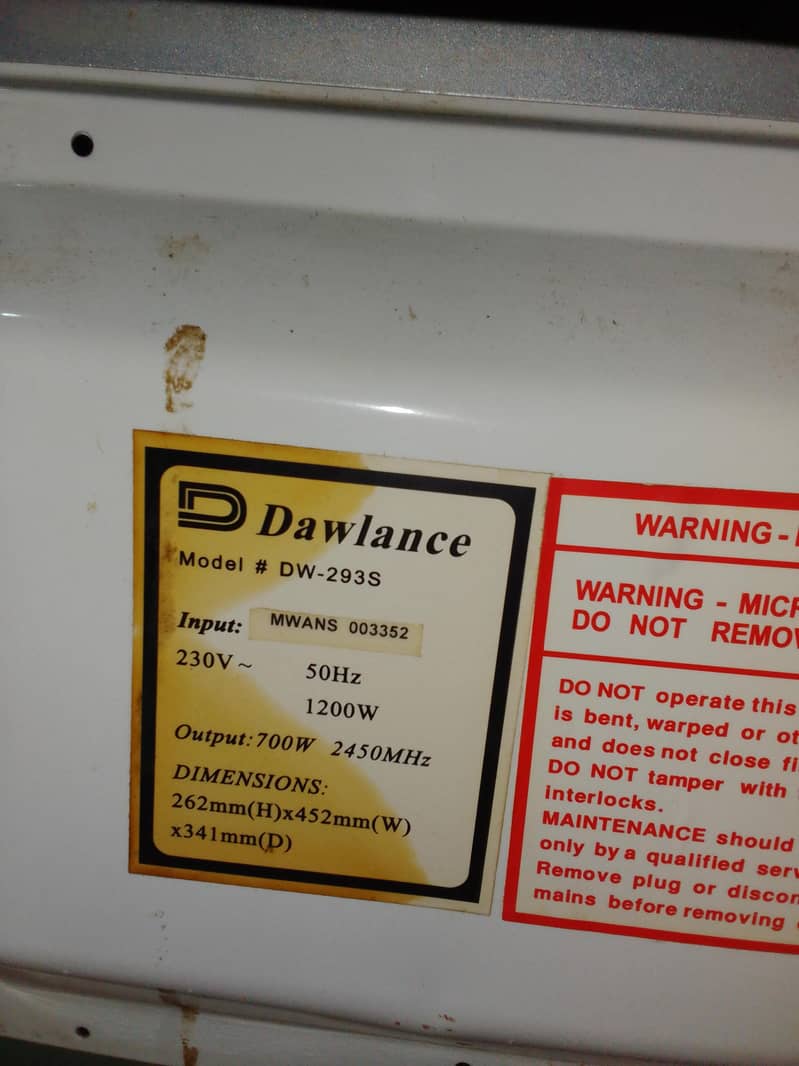 Dawlance DW-293S 1