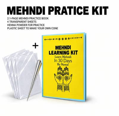Mehndi Practice Kit for Beginners | Learn Mehndi in 30 Days