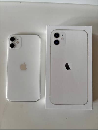 iPhone 11 64GB White 10/10 Condition Face ID Ok Battery 85% Non PTA