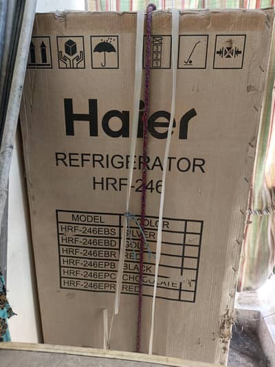 Haier HRF-246 EBS refrigerator box packed