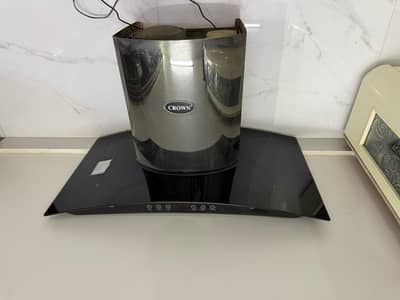 crown hood/electric chimney for sale in mint condition